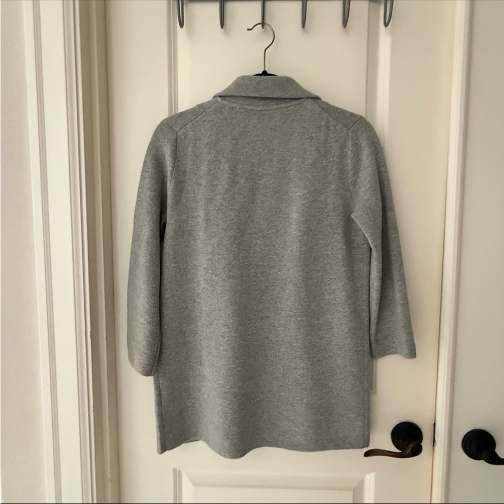 J. Crew Light Gray Knit Cardigan - Picture 2 of 3